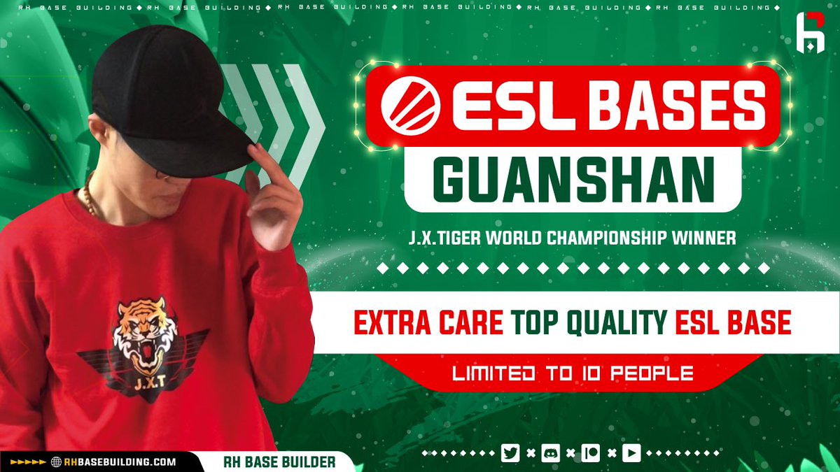 🏆TH14 ESL Pro Pack

🥇Special &amp; Limited Edition built by the current World Champion Base Builder from <a href="/JXT_coc/">J.X.Tiger</a>, GUANSHAN!

⚙️4x ESL Style Base Desings

🛡100% Tested &amp; New Meta Ready

⛔️Only 10 Packs Available

🔥Instant Delivery

⬇️ORDER YOURS NOW!⬇️
🔗rhbasebuilding.com/product/th14-e…