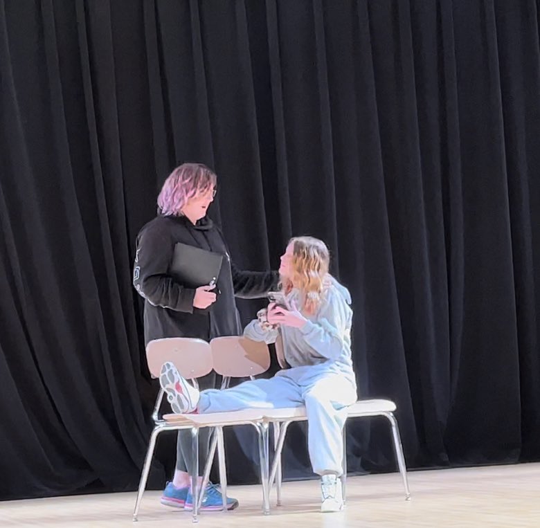 LoriJintheArts's tweet photo. More Theatre 1 students performing in their first round of scenes! #courage2create #themount @MauryCoSchools https://t.co/6ORU8DQZbq
