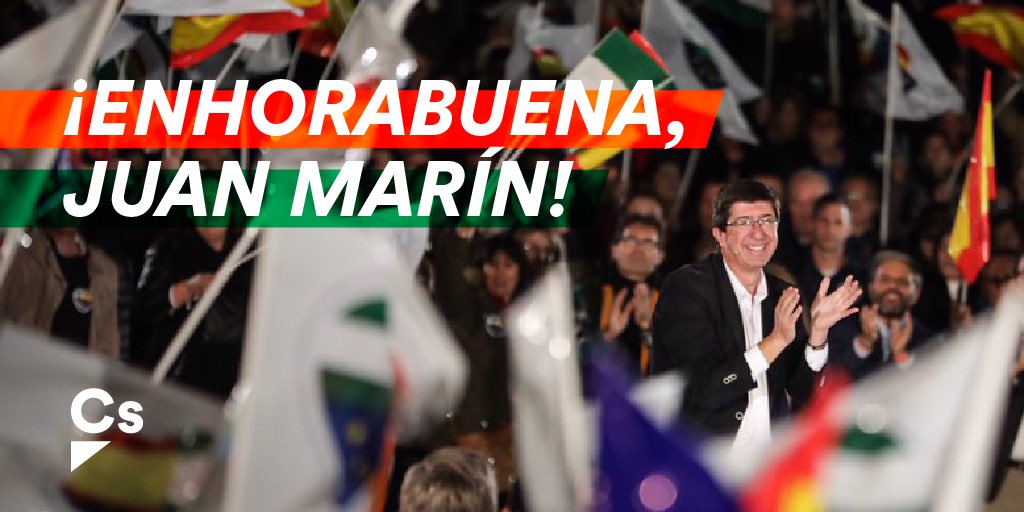Cs_Andalucia's tweet photo. 🍊 @JuanMarin_Cs ha sido elegido por los afiliados de @Cs_Andalucia candidato de @CiudadanosCs a presidir la @AndaluciaJunta. 

💪 Vamos a seguir trabajando para aplicar las políticas liberales que tan bien le sientan a Andalucía 💚

#AndalucíaLiberal https://t.co/sBc5Z0V2yn