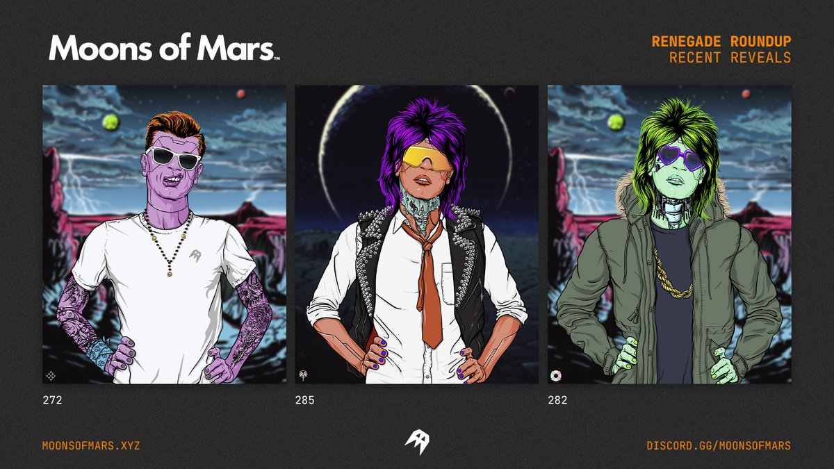moonsofmarsxyz's tweet photo. As unique as you. There's a #Renegade for everyone. 

Highlighting a few of the recently revealed members of the crew. Let us know who you're rockin' with the most in the poll below 🧑‍🎤👨‍🎤👩‍🎤 https://t.co/dxldnBfdYN