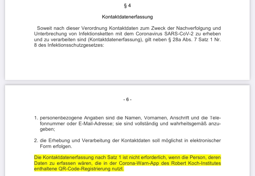 coronawarnapp's tweet photo. 🆕Gute Nachrichten: Ab morgen könnt Ihr auch in Hessen mit der #CoronaWarnApp einchecken!

Die Schutzverordnung des Landes im Detail
➡️https://t.co/FeNVnimpxH

🚨Nutzt bitte die #CWA! Ihr könnt andere warnen und helfen, Infektionsketten zu beenden. 

#ZusammenGegenCorona https://t.co/5VwrSgJIa4
