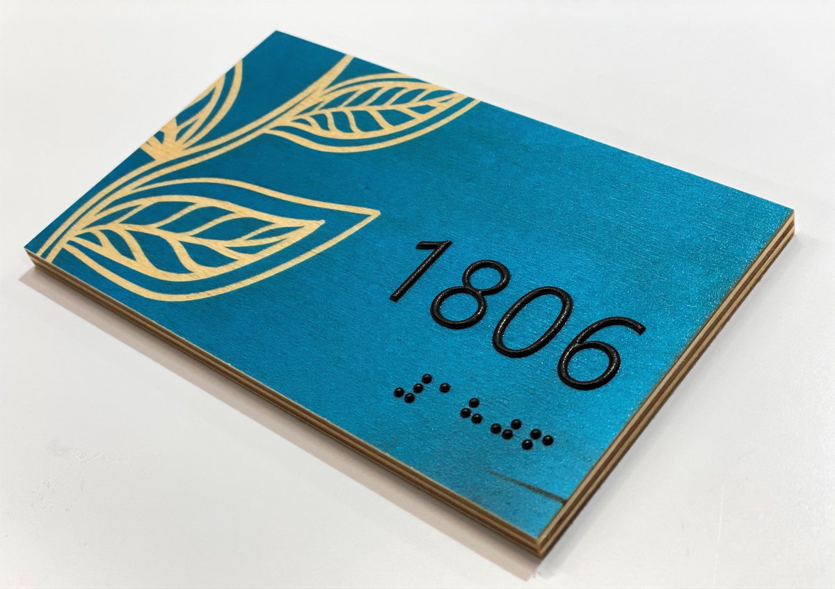 GreenDotSign's tweet photo. Signs that go green and save green!

- Our most economical option signs can cost as little as $20 each
- Signs with raised and flat 3D printing can be designed to highlight the wood grain or look similar to traditional ADA signs

#sustainable #woodworking  #signage https://t.co/YjNTHgmQRA