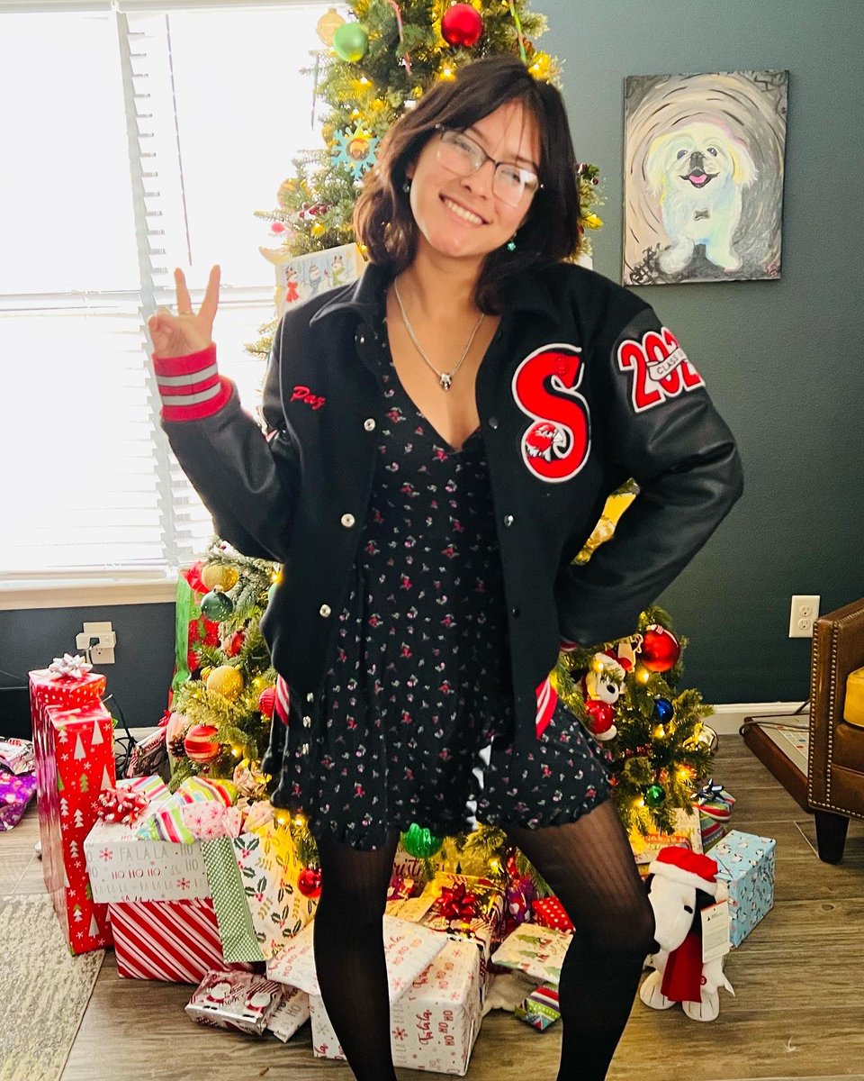 Thank you <a href="/A1SportsCenter/">A1 Sports Center</a> for my daughter's Stevens Letterman Jacket ❤️🖤