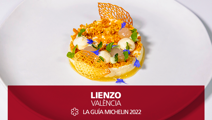 GuiaMichelin_ES's tweet photo. Nuevo 1 #EstrellasMichelin #GuiaMICHELIN2022: @LienzoVlc, Valencia.
La chef @maryjsunshine imprime personalidad a su propuesta de cocina mediterránea de huerto y mar, dotándola de sutiles matices y delicados detalles. 
#MICHELINSTAR22 #GUIAMICHELINESPT https://t.co/2wshhYsv8I