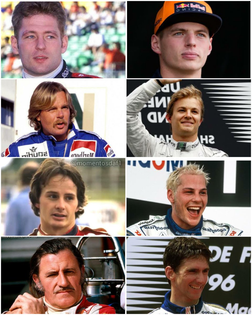 MomentosdaF1's tweet photo. Max Vertappen é o quarto filho de ex-piloto de F1 a conquistar título mundial https://t.co/D5oYbiO5Fb