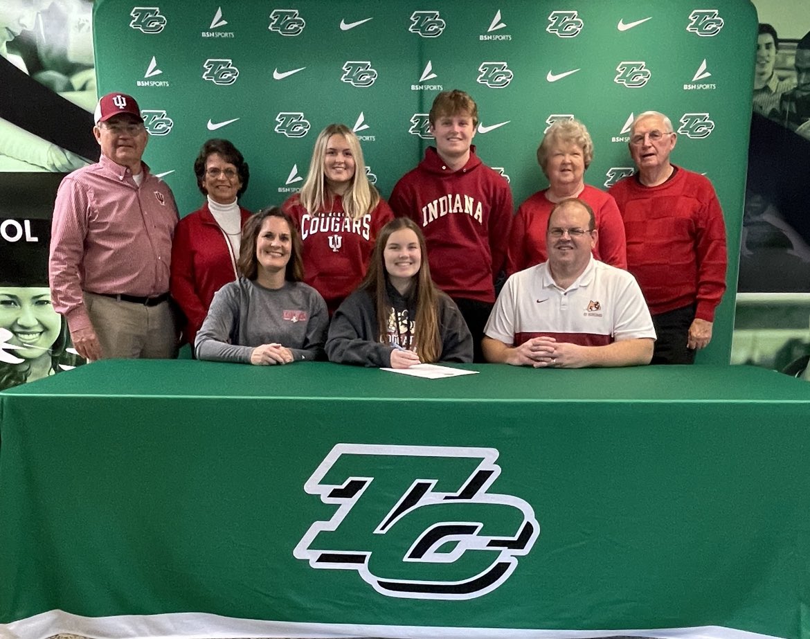 TCTIGERS's tweet image. HUGE Congrats to TC Volleyball Player Julia Sanders for signing with IU-Kokomo, Tiger Nation is Very Proud of U……..😁!!!!!!!!