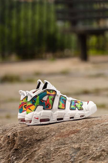 nike uptempo peace love swoosh