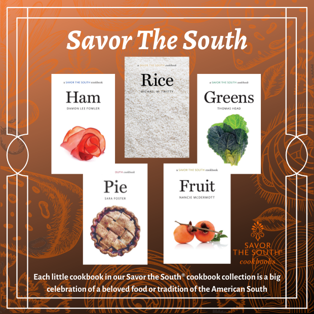 UNC_Press's tweet photo. "Rice" by Michael Twitty @KosherSoul is the 25th/final volume in the acclaimed single subject #SavortheSouth cookbook series, which includes bks by @nanciemac @fostersmarket @bridgettealacy @CynthiaGraubart @kathleenpurvis @virginiawillis @sandralatinista 
https://t.co/7dnYbA0Fsl https://t.co/fHG0xWsJTQ