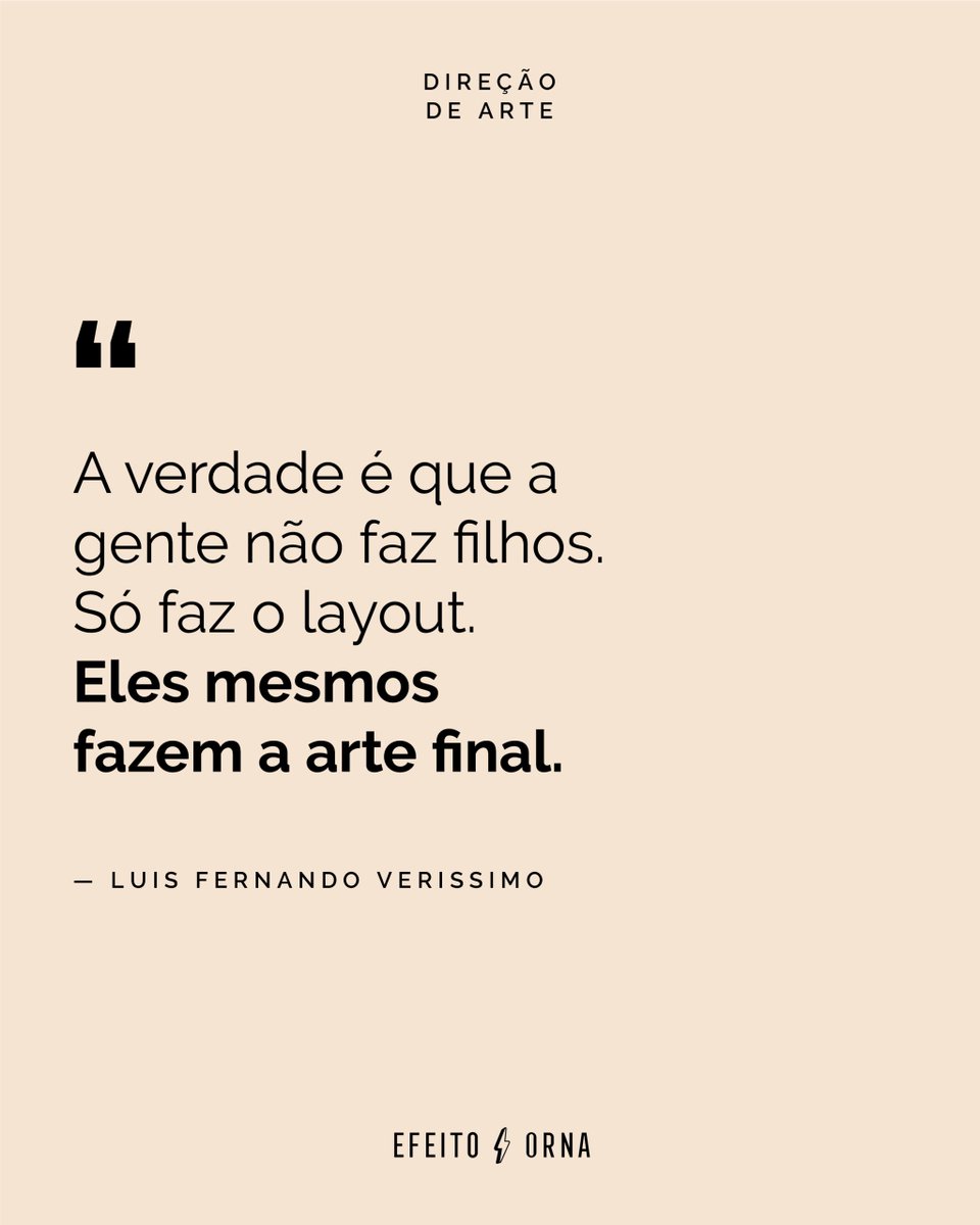 TudoOrna's tweet photo. E esta frase de Luis Fernando Verissimo? Somos responsáveis pela arte final de nossas vidas e por nossas escolhas.

Você já está inscrito na lista de Direção de Arte de Marca? Corre pro link https://t.co/PGzHSPBCJq e não perca os conteúdos semanais que preparamos para você. https://t.co/7OHkH6EQzz