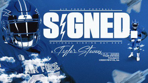 I have been waiting my whole life for tomorrow. Beyond thankful for this opportunity. 🙏🏽⚡️✈️  1:00 PM 
<a href="/AF_Football/">Air Force Football</a> <a href="/CoachMorrisAF/">Andre Morris</a> <a href="/CoachTCalhoun/">Troy Calhoun</a> <a href="/CoachTimHorton/">Tim Horton</a> <a href="/CoachWilliams22/">Trevor Williams</a>