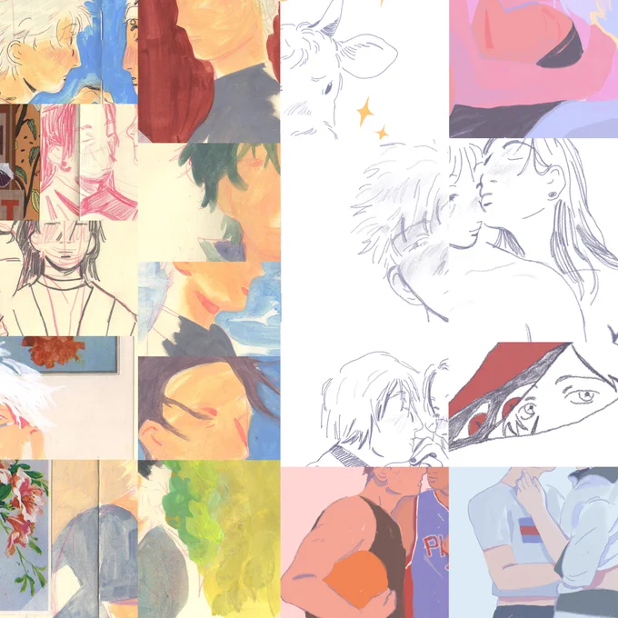 i've started working on jjk zine 🤧🤧 everything about it will be posted on my patreon page!! gathered new previews as usual hehe 
