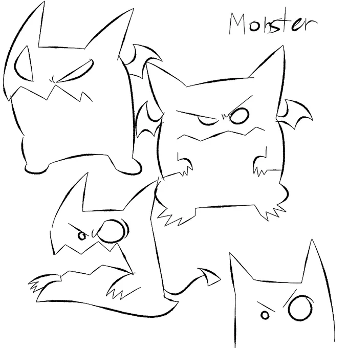 and here's some concept art too!! tried to give the thing a oldschool flipnote hatena vibe 