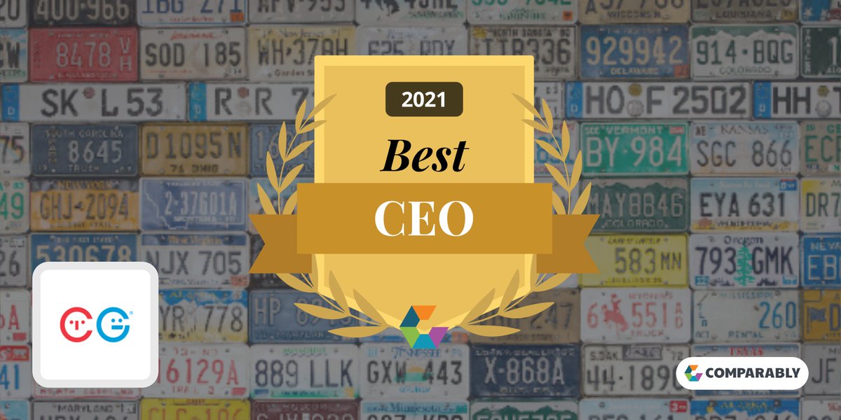 Congratulations to our #ceo, Jason Trevisan, for being recognized by <a href="/comparably/">Comparably</a> as one of this year's Best CEOs as voted by our very own Gurus! Thank you, Jason, for your leadership and for always striving to make CG the best place to work!   bit.ly/2YvkmJe