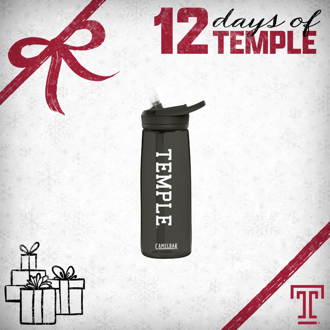 TempleOwls's tweet photo. On day 11 of #12daysofTemple, we want to give away this Temple water bottle.  Tell us your favorite spot on campus and you could win.  https://t.co/vdodrMlHhT https://t.co/5ff3K7RNPt