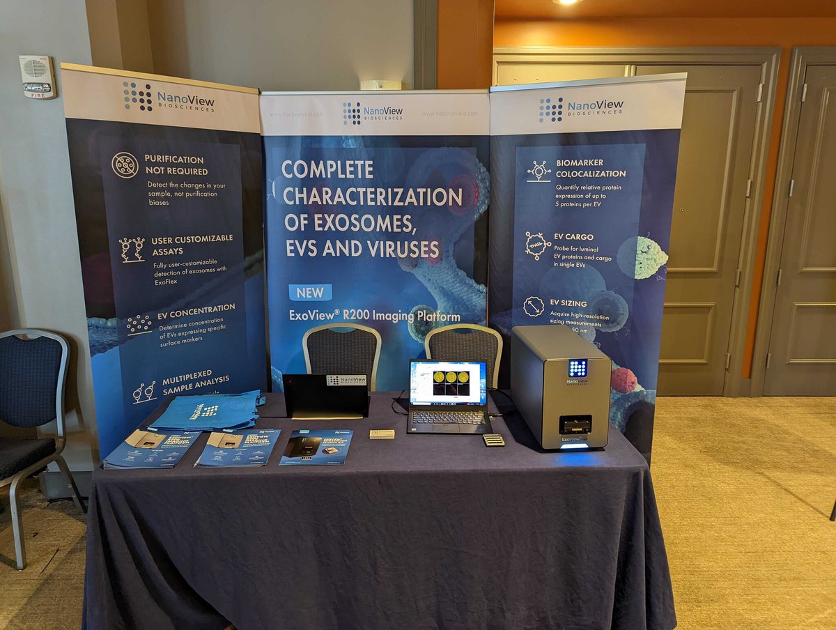 NanoView Biosciences (@nanoviewbio) on Twitter photo It's great to be here for the next couple of days at the <a href="/SelectBio/">SelectBIO Conferences</a> conference - Extracellular Vesicles (EVs): Technologies & Biological Investigations. If you're here, come and talk to us about the ExoView platform for purification-free #characterization of #EVs and #exosomes! It's great to be here for the next couple of days at the <a href="/SelectBio/">SelectBIO Conferences</a> conference - Extracellular Vesicles (EVs): Technologies & Biological Investigations. If you're here, come and talk to us about the ExoView platform for purification-free #characterization of #EVs and #exosomes!