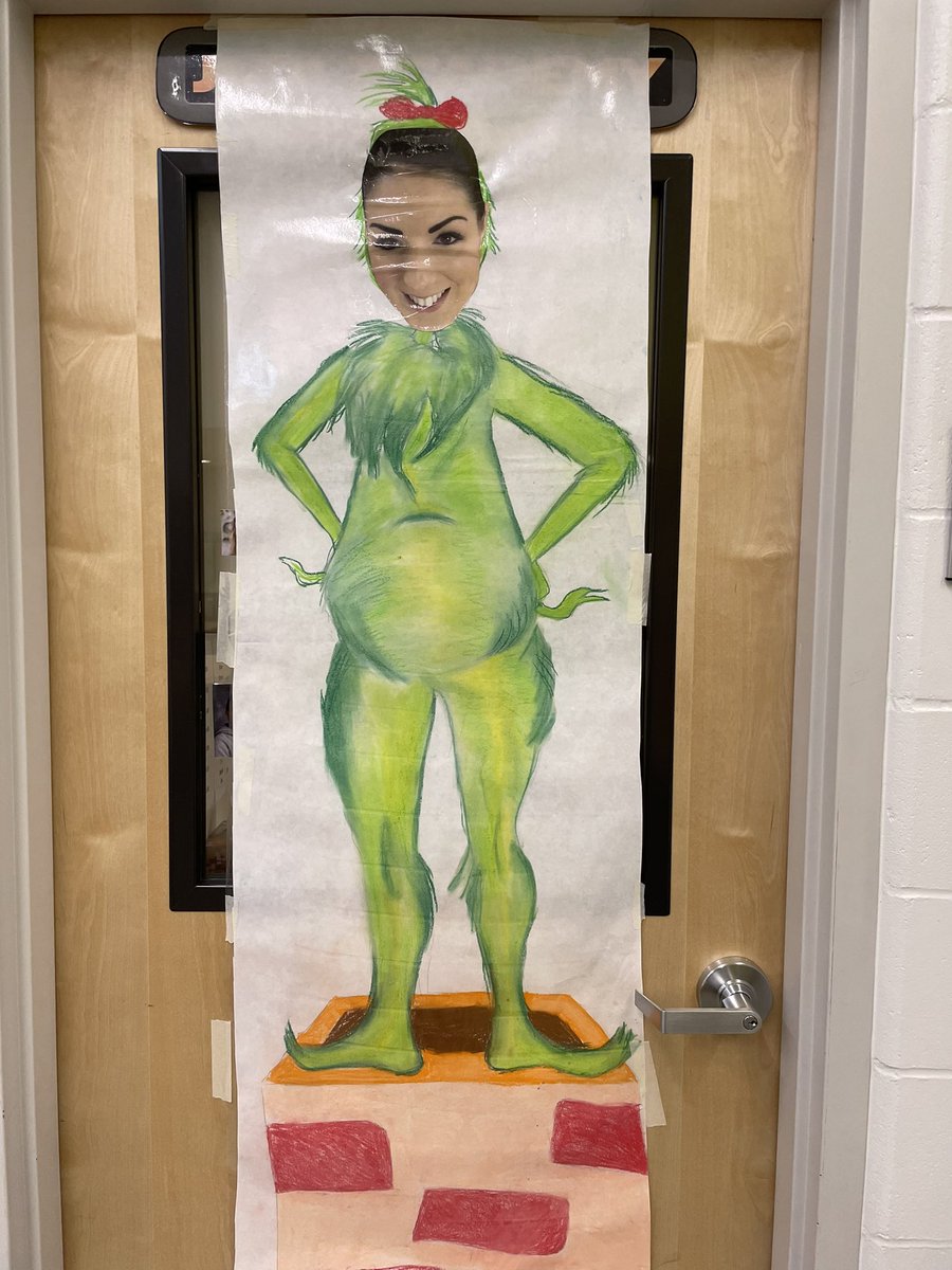 The annual KHS door decorating contest is underway! 🎅🏻