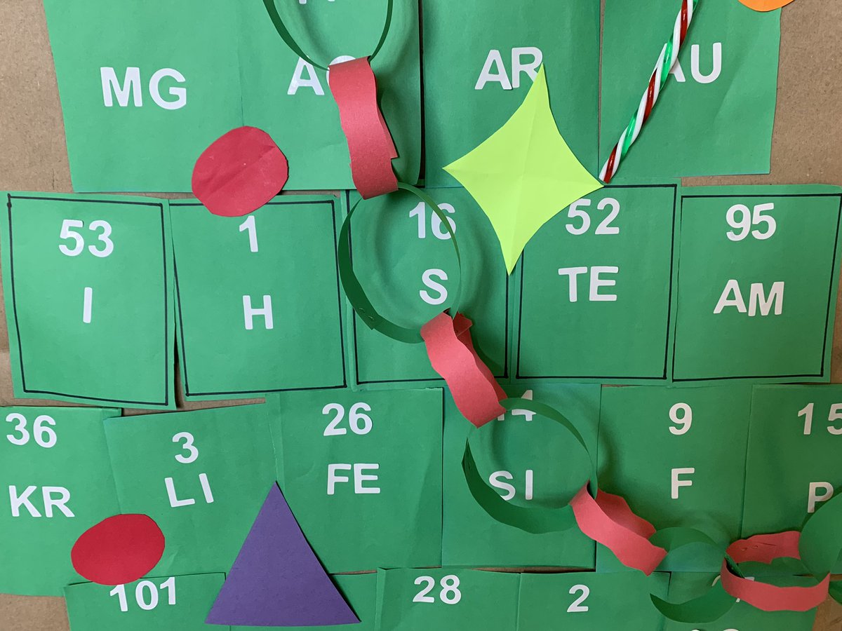 Door decorating taken to next level by @Immaculata’s gr.9 STEAMers.  Check out our #CHEMISTREE #spiritweek #whymac