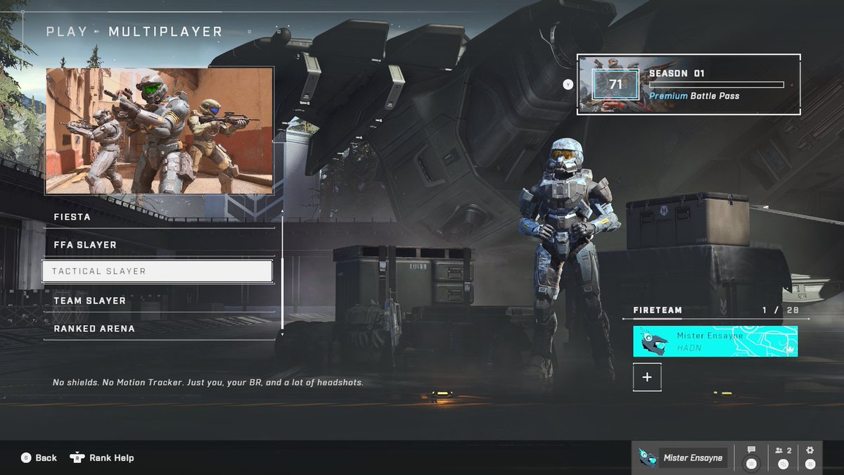 haidensayne's tweet photo. Waiting for the "Just Call It SWAT" Update lol

#Halo #HaloInfinite #ChangeForTheSakeOfChange #HaloSWAT #TacticalSlayer #Legacy https://t.co/fVMBfpAaed