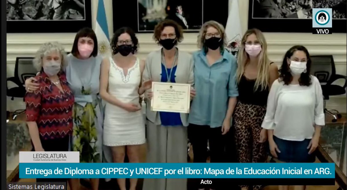 Un honor y una alegría recibir este reconocimiento de <a href="/LegisCABA/">Legislatura CABA</a> al #Mapa de la educación inicial elaborado por <a href="/UNICEFargentina/">UNICEF ARGENTINA</a> y <a href="/CIPPEC/">CIPPEC</a>

¡Gracias a quienes nos acompañaron hoy y a todxs los que hicieron posible este proyecto!