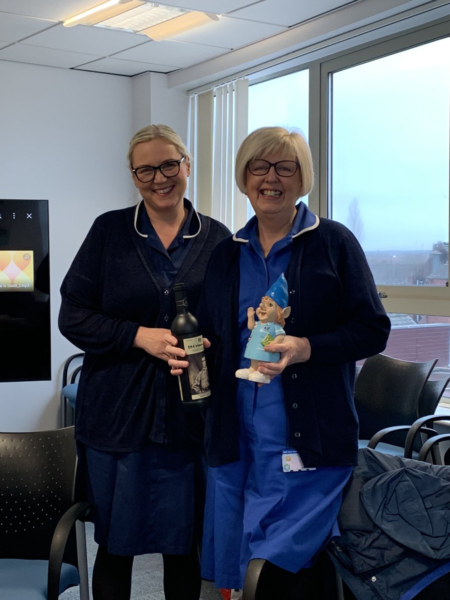 OldhamRoom's tweet photo. @OldhamRoom said goodbye today to another wonderful Nurse Helen who is retiring- after 45yrs nursing in total - 20yrs district with 6 of those in treatment room she’s finally saying goodbye - we will miss you 😢 enjoy 😊 @OldhamCO_NHS @NCAlliance_NHS @zoeleanne111 @TracyYousaf https://t.co/xGlygekVsC
