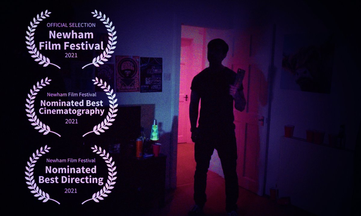 grim_pretty's tweet photo. ‘Prank’ our single shot, found footage, horror comedy is playing @FilmNewham this Sunday. We're up for Best Directing &amp; Best Cinematography awards. It’s an online festival this year with tickets only £2. Get them here and watch our film: https://t.co/oOq8FIT4Ff https://t.co/5oWm3HnsUw