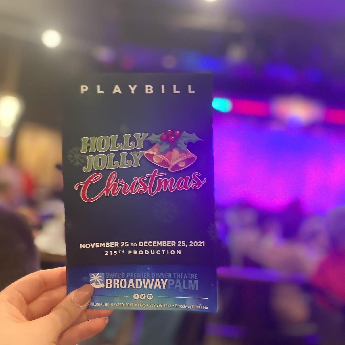 BrittanyReimer2's tweet photo. Last weekend I had a lot of fun at the Broadway Palm Dinner Theatre seeing Holly Jolly Christmas with My Autism Connection, Inc. group! We had a wonderful time and great Christmas music too. #myautismconnection @MyAutismConn #fun #broadwayplay https://t.co/3EKEpUIowL