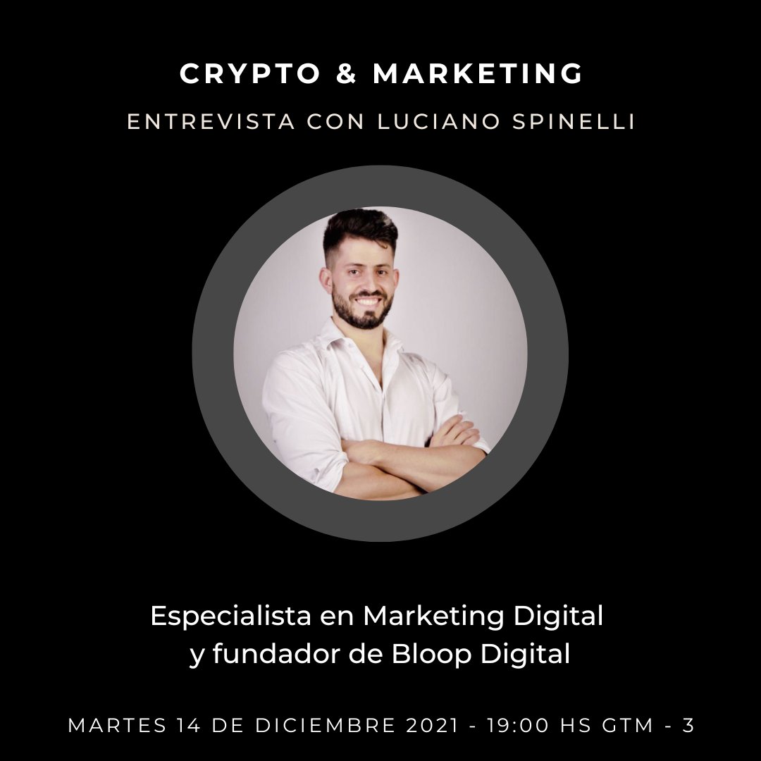 CryptoandMKT's tweet photo. Se viene en 1 hora el spaces con @Tuchi360 https://t.co/4yC6nAYAO5