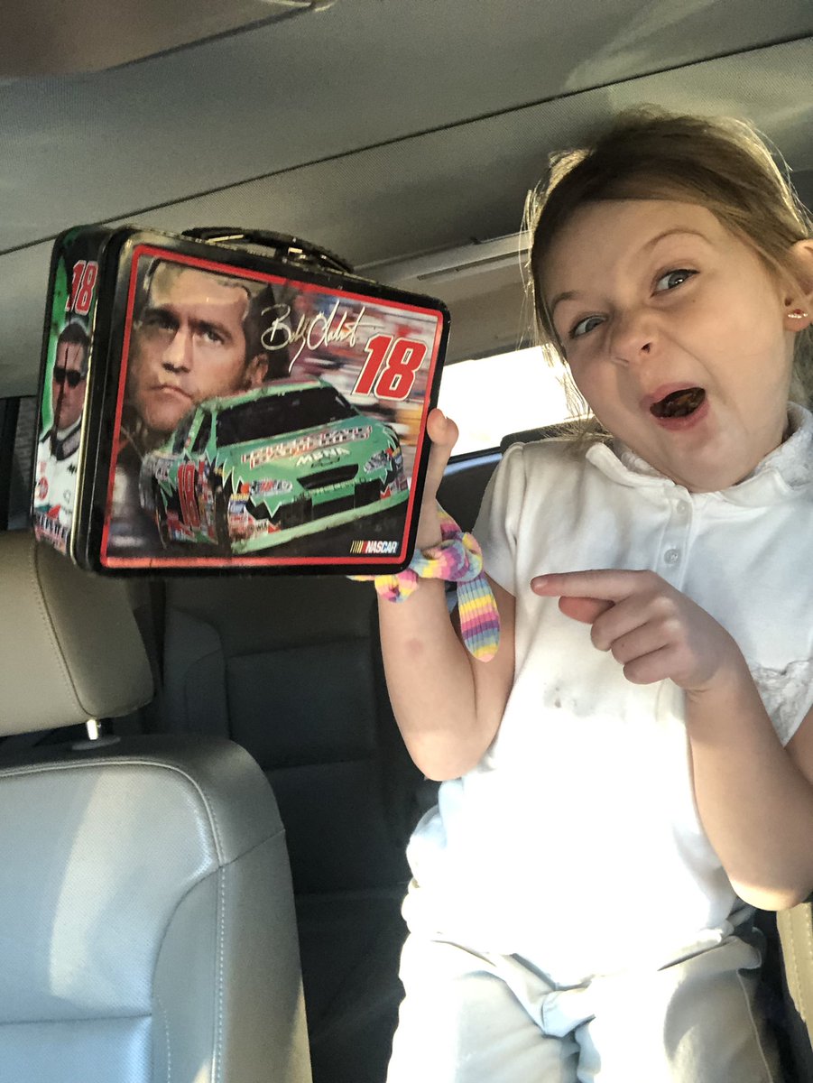 KristyLabonte's tweet photo. Someone’s excited about the new lunch box. #everyonesfavoriteuncle https://t.co/NMGMBJWCwj