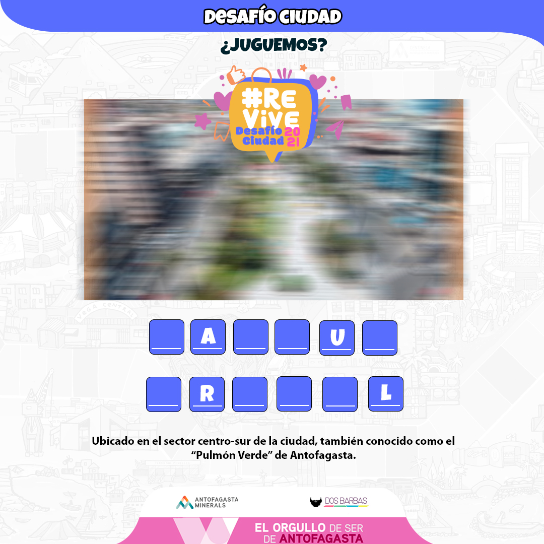 DesafioCiudadCL's tweet photo. 📌 #TriviaTime ⏰
JUGUEMOS❓🎉

¿A qué lugar de #Antofagasta se refiere la imagen 🤩?

🔸 Recuerda interactuar con las publicaciones [❤️/💬] para ganar entretenidos premios 🎁

#ReViveDesafíoCiudad2021 🤩

#DesafíoCiudad #OrgulloAntofagasta
#Aminerals #Trivia https://t.co/VIxm4r8dg4