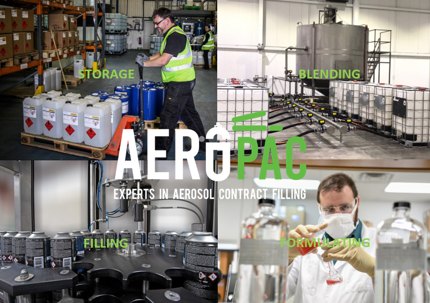 At Aeropac we offer a complete service for the Aerosol industry. 
We can Formulate, Blend, Fill and Store. If you have an aerosol requirement, we would love to hear from you.
#aeropac #aerosolfilling #spraycanfilling #aerosolstorage #aerosolformulating #chemicalblending