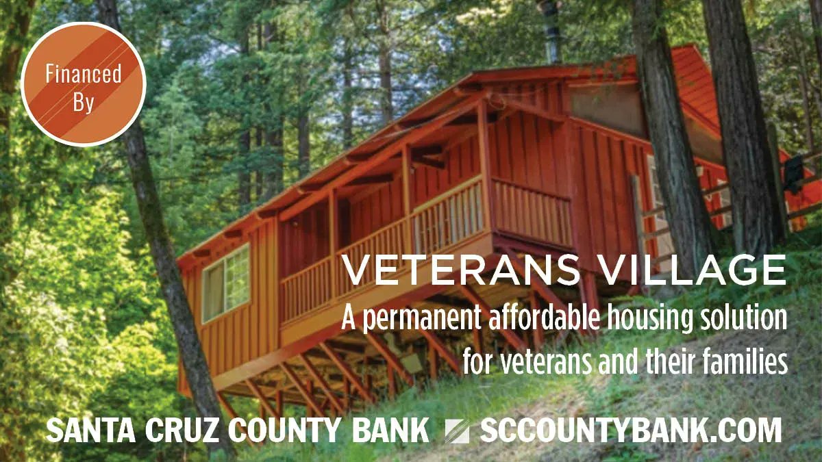 WCCommunityBank's tweet image. Congratulations to the Vets Hall staff and leadership for reaching a longtime goal in support of local veterans - Santa Cruz County’s first Veteran’s Village. 

Real Estate Lending by Santa Cruz County Bank. ⠀⠀⠀
Equal Housing Lender. Member FDIC.⠀⠀
@CFSantaCruzCo #community