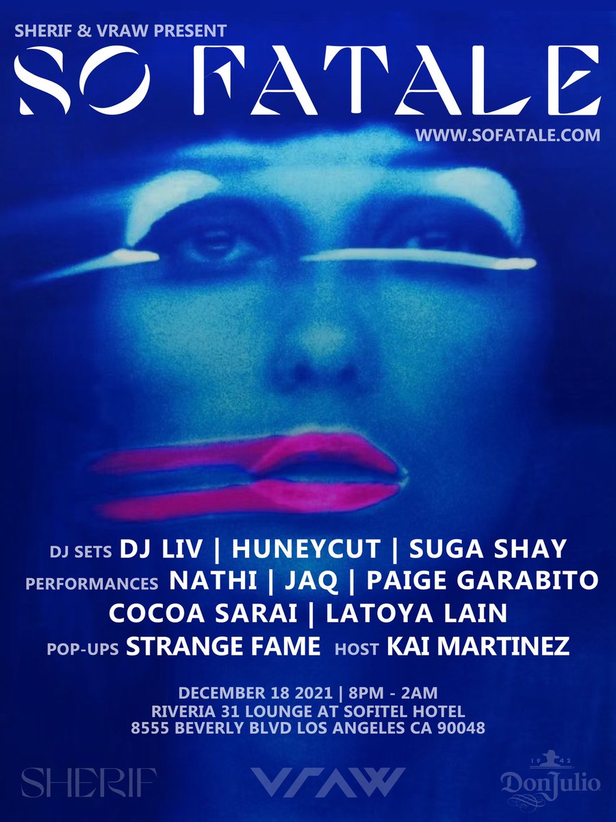 decodoku's tweet photo. LA! I’m hosting an amazing event this Sat @SofitelLA showcasing women in music &amp; fashion.We have a dope all woman lineup. women free with rsvp! Men are welcomed to come celebrate our ladies too! See you there! #la #sofitelLA #music #liveevent https://t.co/SVopfYONwm