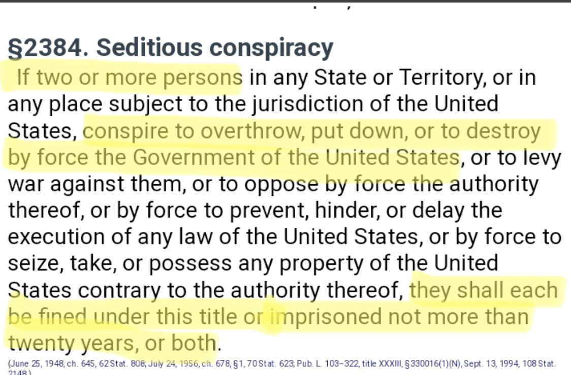 camyuill's tweet photo. You do not need to be a lawyer to understand this. Why haven’t we seen these GOP traitors hauled before the courts? #GOPCoup #GOPTraitors #theyknew #2384 https://t.co/76ub88Z2LL