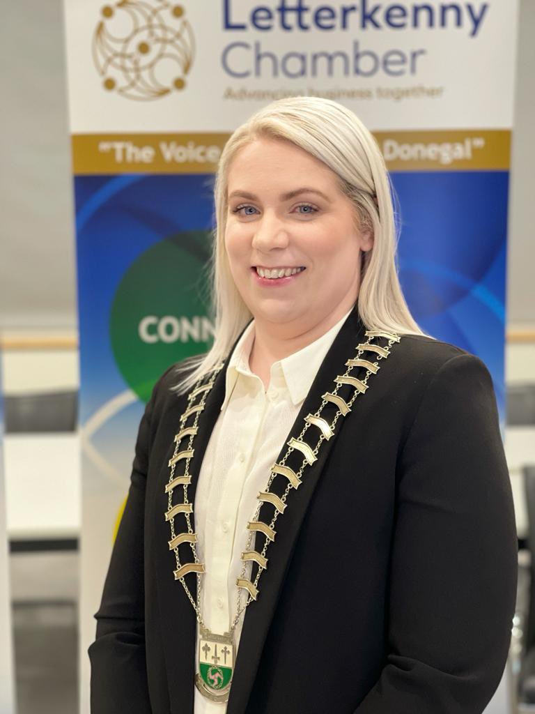 LkPresident's tweet photo. Thanks everyone for the good wishes. Looking forward to the year ahead as President of @lkchamber . Thanks to @michaelmargey for his superb hard work in 2021. #HasToBeLetterkenny https://t.co/AR4VjAjCkB