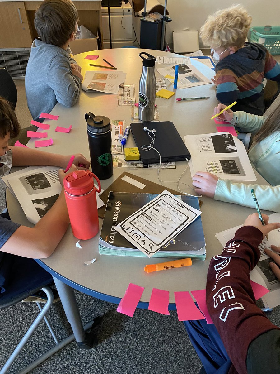 MrsT_harrison's tweet photo. Students learning how to annotate and take notes in preparation for their end of unit Socratic Seminar. @SHPK8 https://t.co/WYfbKrABlI
