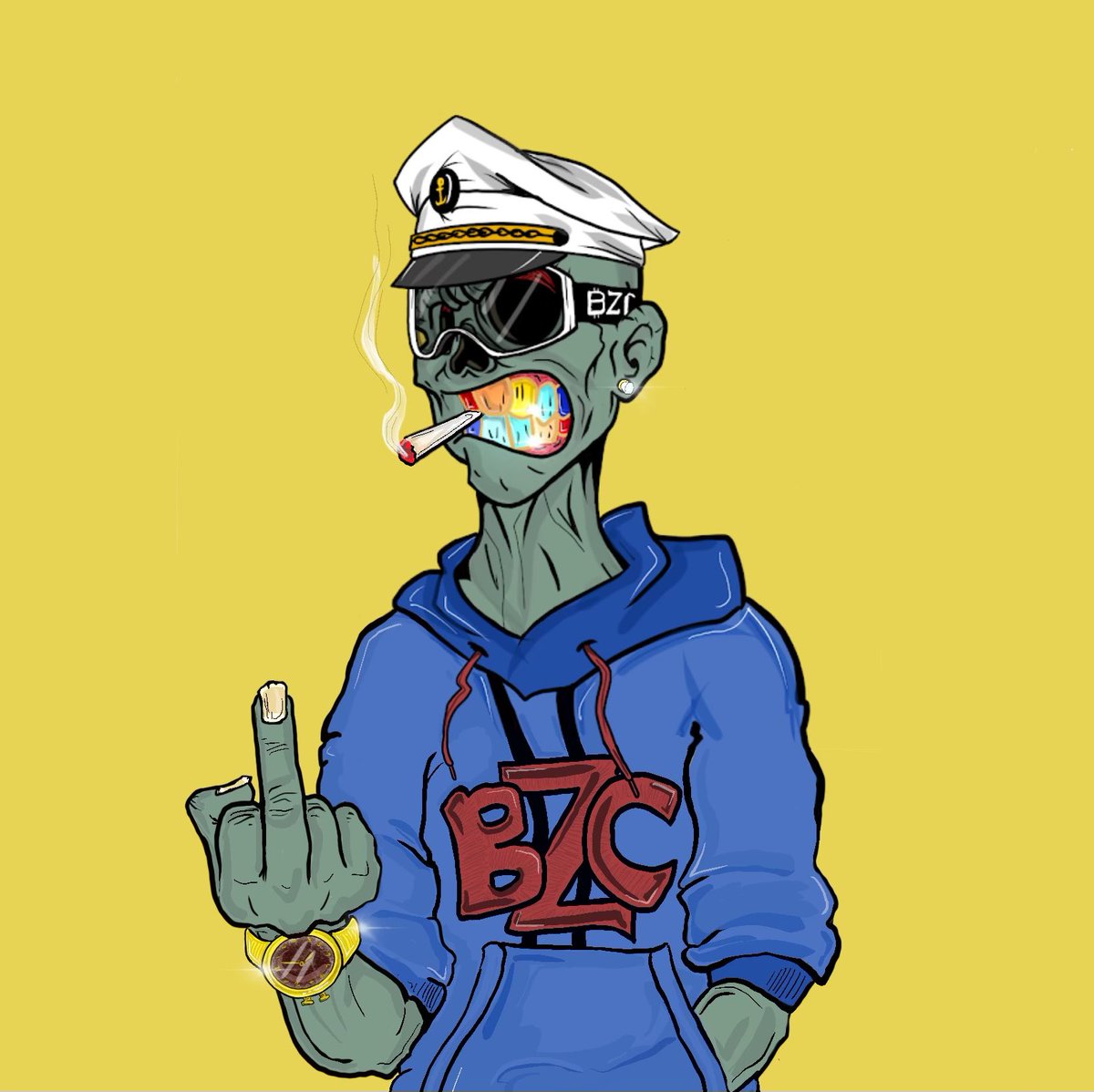 eylandertile's tweet image. How our community responds to FUD @bzombiesc best there is! #bzcarmy #bzcfamily #bzc #nft #art