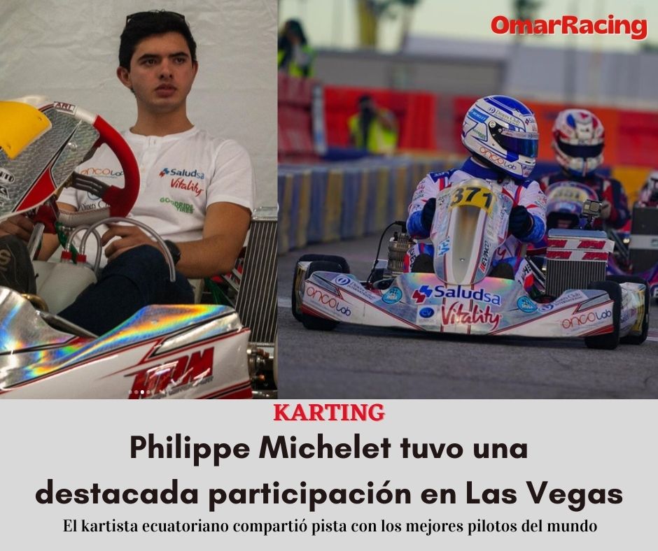 RaulRamirezO26's tweet photo. Philippe Michelet compitió en la categoría senior del campeonato Super Nat24 en Las Vegas, EEUU, sumando horas de experiencia en circuitos internacionales contra pilotos de élite.
Pase a leer:
https://t.co/60IqLQASCk
#omarracing #supernat24 #PhilippeMichelet #Karting #LasVegas https://t.co/PZ0XZMGroV