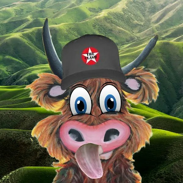 rudecows's tweet photo. Congratz @KosherPigNFT for being the new owner of RudeCow57!

He's not just a Rude Cow, he's a punk rock artist who can sing you any song from @TheClash 😆

#NFT #NFTs #NFTcolleciton #NFTcollector #NFTcommunity #NFTart #NFTdrop #Painting #Art #FineArt #ArtCollection #WAGMI $MATIC https://t.co/4mTacRoti7
