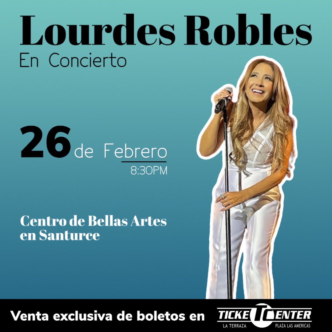 Los espero el 26 de febrero!!! Boletos en Ticket Center.