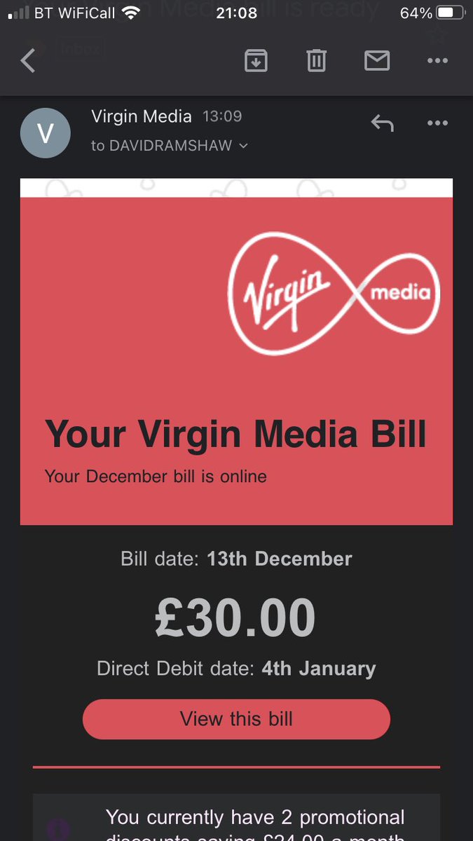 DaveRamshaw's tweet photo. @virginmedia How many more times do i have to tell you that I do not have an account and you are sending me someone else’s bill and account info? https://t.co/ncgDoRfriX