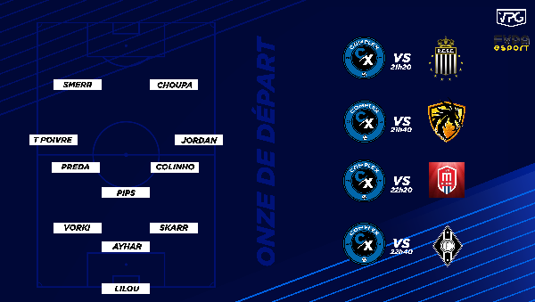 Programme de la soirée! 
<a href="/FVPAeSport/">FVPA Esport</a> <a href="/VPGEurope/">Virtual Pro Gaming | Europe</a> <a href="/OfficialVPG/">Virtual Pro Gaming</a> <a href="/VPGFrance_/">VPG France</a> 
 21h20 VS Globalz Finest 
21h40 VS Dragons Power 
22h20 VS @EsportUsonm
 22h40 VS @_CityLifeGroup_