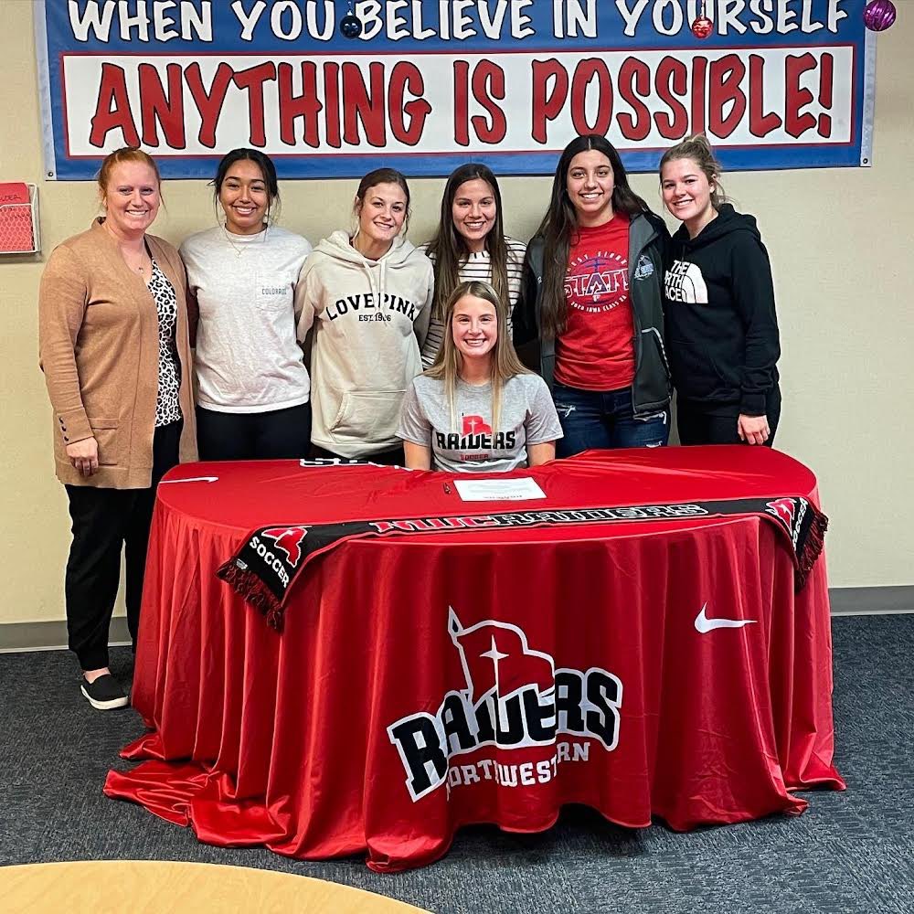 Congrats to Hailey! She will be attending Northwestern to play soccer next year. #westsioux