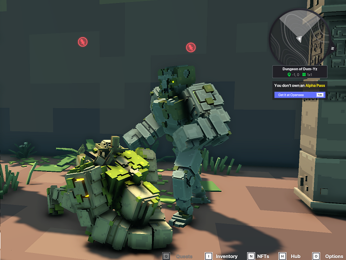 justmytwo2's tweet photo. @TheSandboxGame There are two stone giants and another emerald giant in the cave.  So 2 stone and 1 emerald. You can easily handlle them once you got full set https://t.co/zEIa9r4bEx