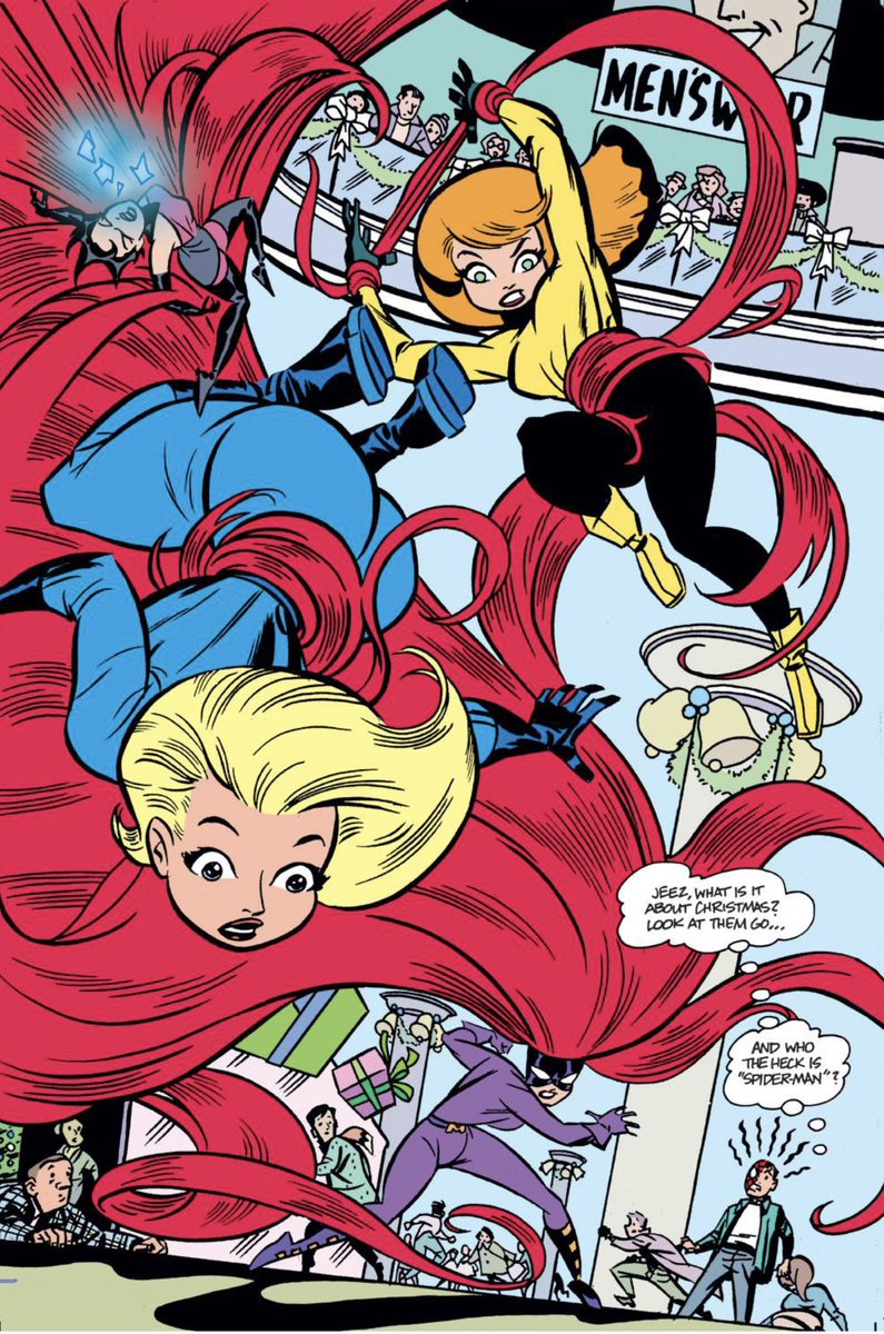 CoolComicArt's tweet photo. Spider-Man’s Tangled Web (2003) art by Darwyn Cooke w/ J. Bone &amp; @MDHollingsworth https://t.co/9Jsou3dla8