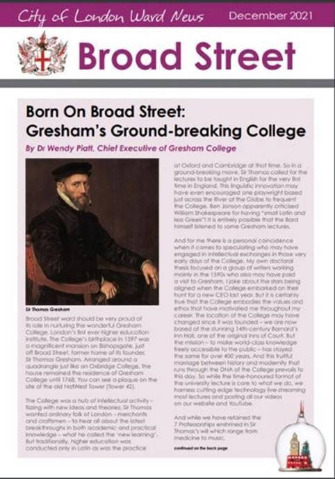 BroadStreetWard's tweet photo. Broad Street Ward December 2021 Newsletter now out - https://t.co/s3Ez9GCcTw https://t.co/s2uDF8ySIJ