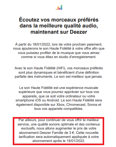 forunrdotcom's tweet photo. @DeezerFR Alors comme ça on me force à prendre une option dont je ne veux pas? Je dois passer à Spotify, c'est ça? https://t.co/xgyu053h5f