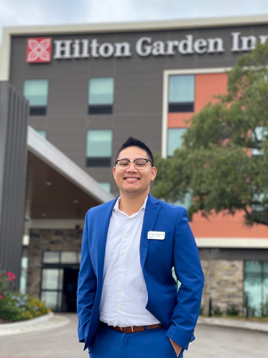 Nicholas Rosenberg celebrated his 4 year #workanniversary with a well deserved #promotion to DUAL General Manager of TownePlace Suites by Marriott Austin North/Lakeline &amp; Hilton Garden Inn Cedar Park Austin (Austin, TX)! ⭐👏

#internalpromotion #austintx #THMProud