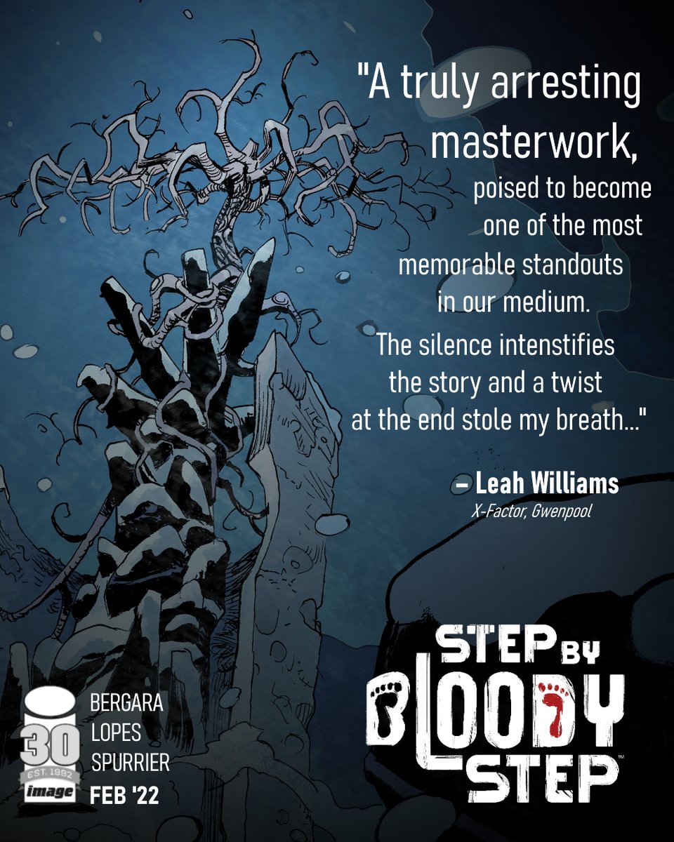 Simon "Si Spurrier" Spurrier (@sispurrier) on Twitter photo The effervescent <a href="/mymonsterischic/">Leah Williams</a> on #StepByBloodyStep:
#sbbs <a href="/matiasbergara/">Matías Bergara</a>
<a href="/ImageComics/">Image Comics</a>
First issue drops February.
There are no words. The effervescent <a href="/mymonsterischic/">Leah Williams</a> on #StepByBloodyStep:
#sbbs <a href="/matiasbergara/">Matías Bergara</a>
<a href="/ImageComics/">Image Comics</a>
First issue drops February.
There are no words.