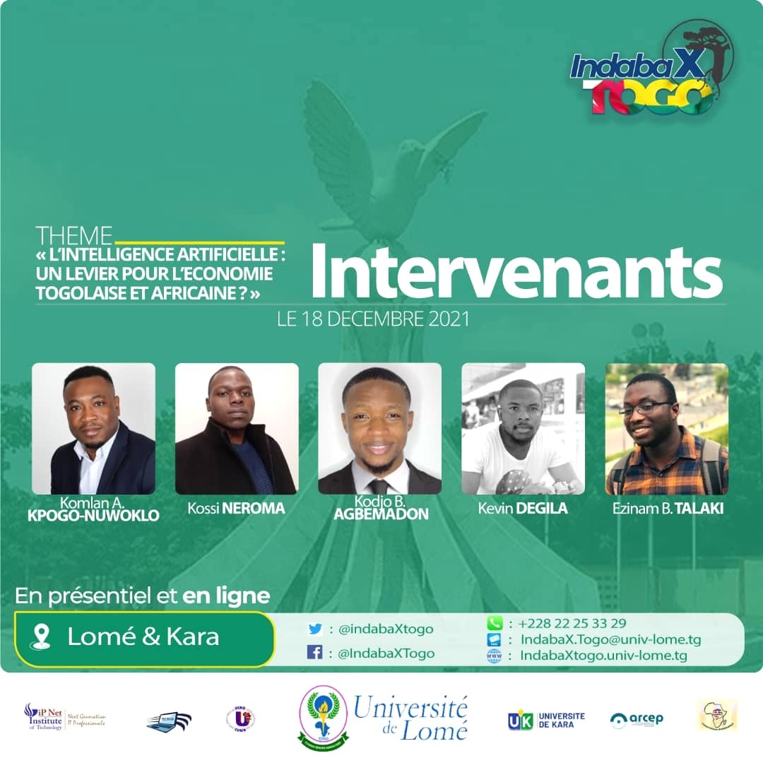 Wow, very excited to share the news with you.  Our event is in 4 days.  ooh Yeah just 4 days.  Appreciate our speakers.
#indabax #indabaxTogo #AI #ML #Togo