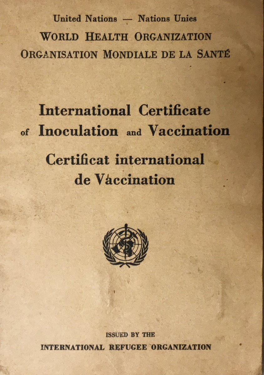 miaboosmjca5's tweet photo. After my family survived #Gestapo, ended up staying in camps that became Displaced Person camps for USA, UK. For 5 years my family waited for chance for USA. My father’s #VaccinePassport #Vaccine #COVID19 #NotNazi https://t.co/RwEfJykdc1